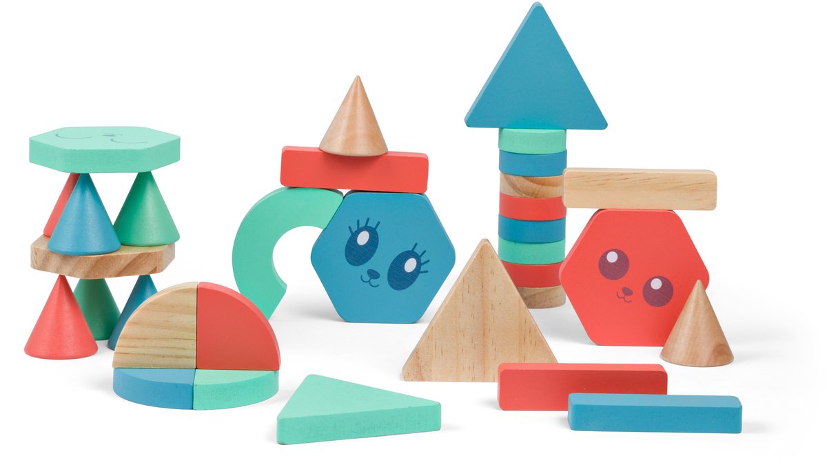 Bs Toys Holzbausteine – 38 Stück.