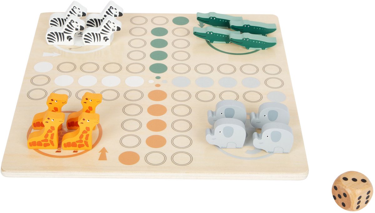 Small Foot - Holz-Ludo-Spiel Safari