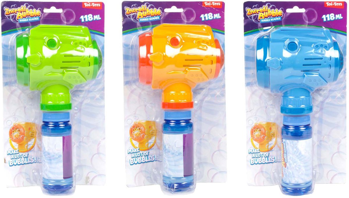 Toi-toys Incredibubble Seifenblasenpistolenhammer