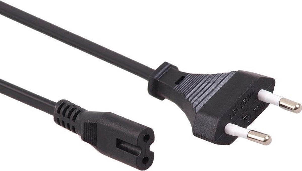 Maclean Netzkabel Netzkabel EU 2 Pin 3 m
