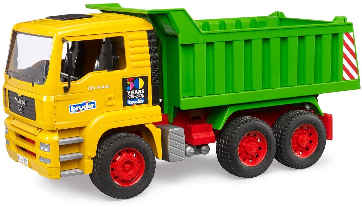 LKW-Mann Muldenkipper 50 Jahre Bruder