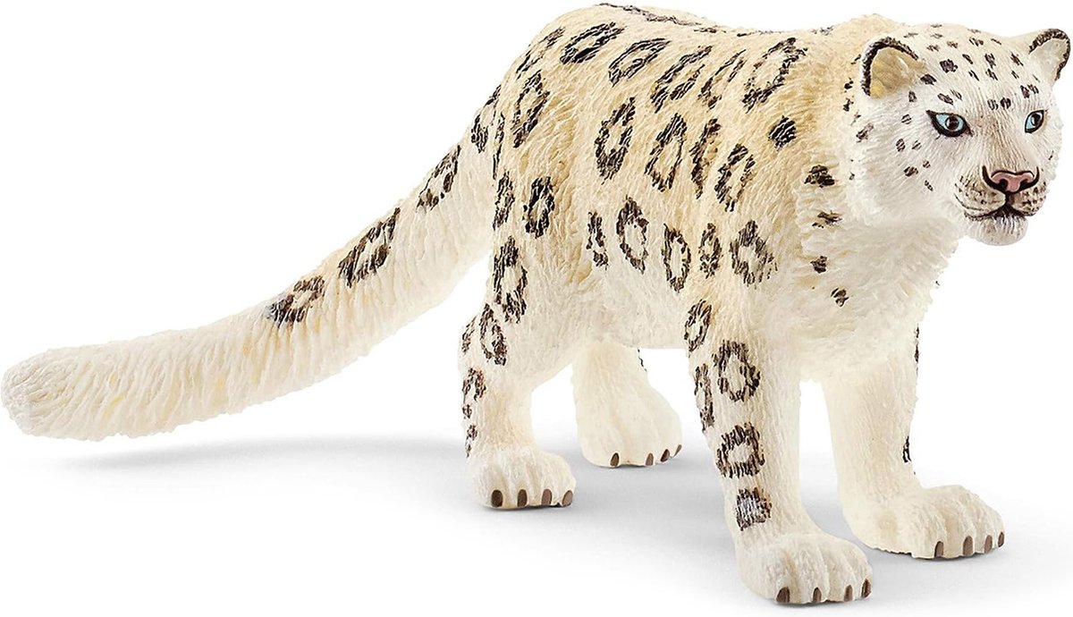 Schleich Wild Life – Schneeleopard – Spielfigur – Kinderspielzeug für Jungen und Mädchen – 3 bis 8 Jahre – 14838