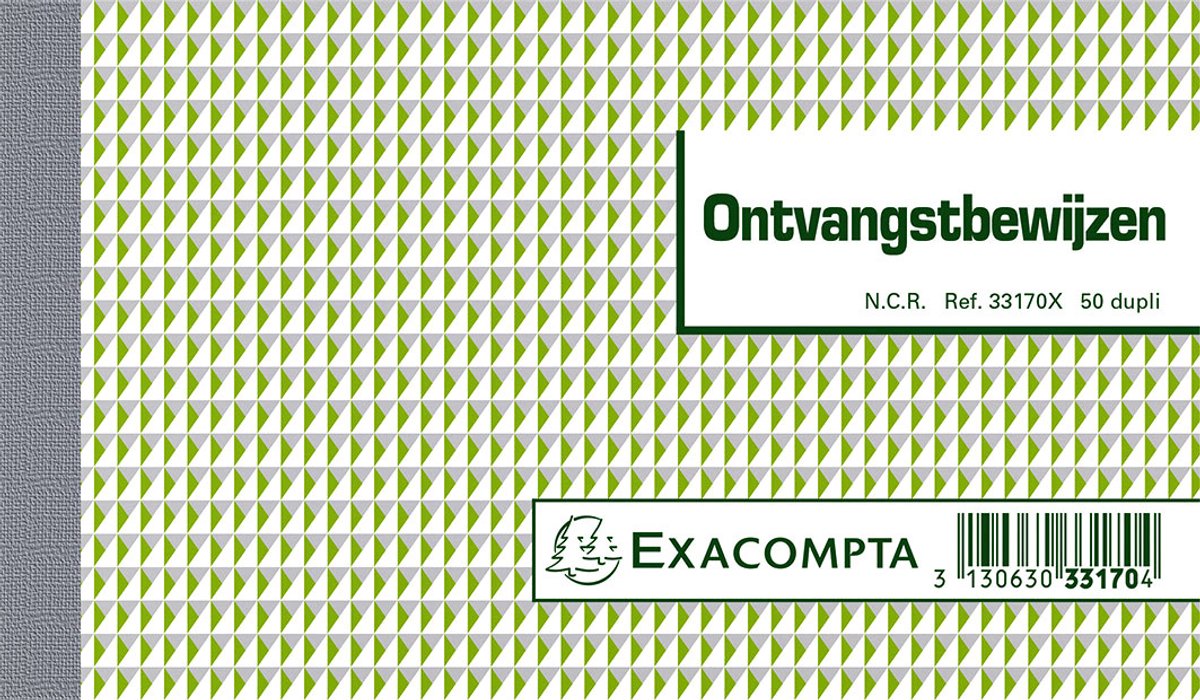 Exacompta-Quittung (Quittungsheft) 10,5x18 dupli nl