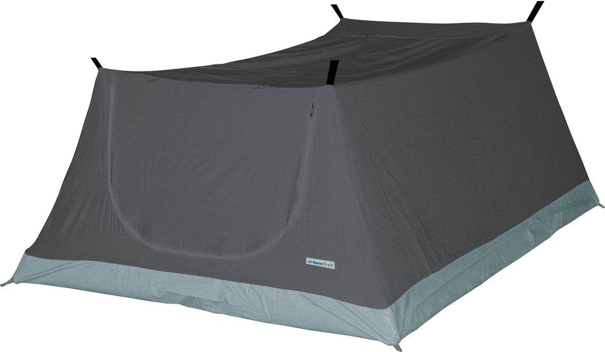 Eurotrail Staatstent Faltanhänger 200 x 135 x 70 cm Polyester Schwarz