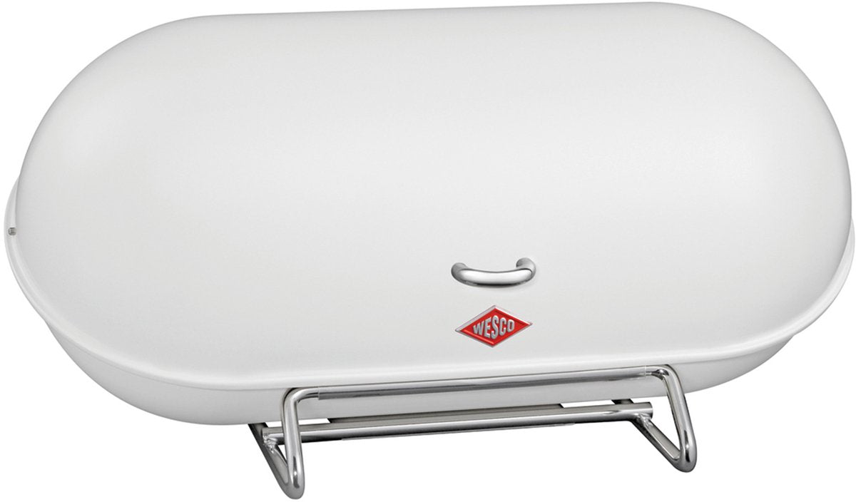 Wesco Breadboy Brotkasten | 12 Liter | Metall - mattweiß | Brotaufbewahrungsbox