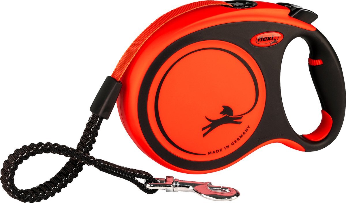 Flexi Rollijn Xtreme Tape Black Orange