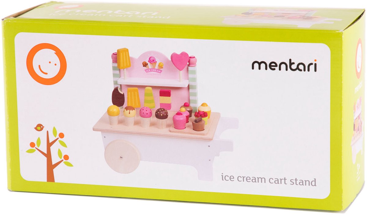Mentari hölzerner Eiswagen, 18dlg.
