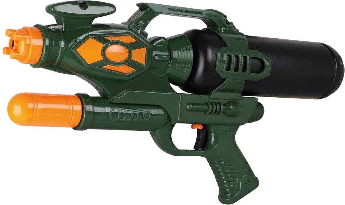 Amuuso Wasserpistole 42 cm Armeefarben.