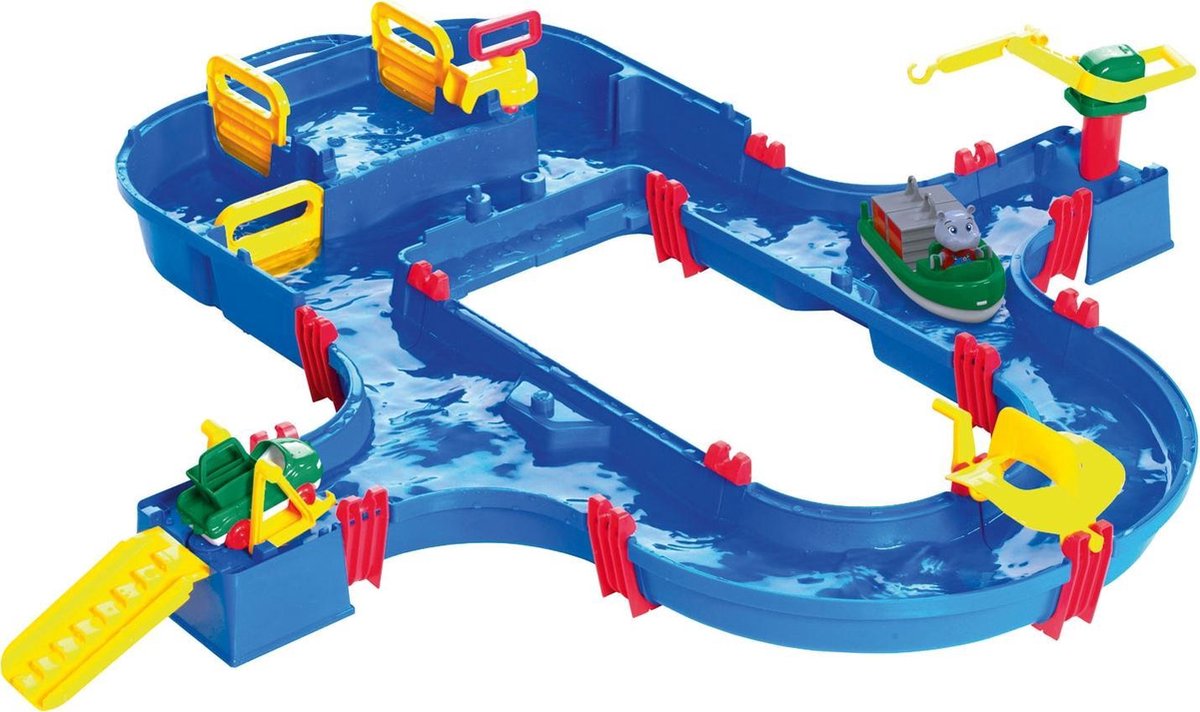 Großes Aquaplay 1520 – Superset – 105 x 115 cm – ab 3 Jahren – Wasserbahn