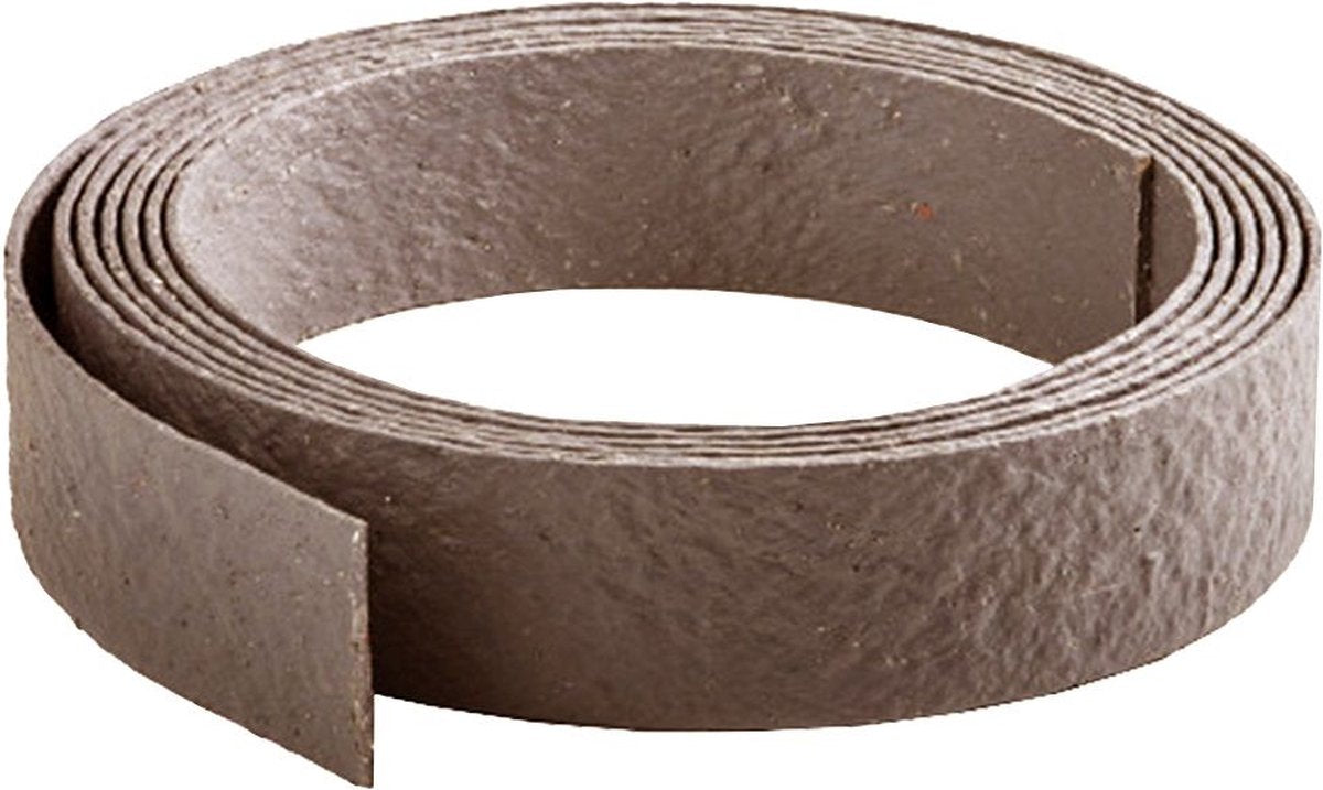 Sprachwerkzeuge – Ecolat – Garteneinfassung – Randkante – Braun – 100 % recycelt – 14 x 0,7 cm – 10 Meter