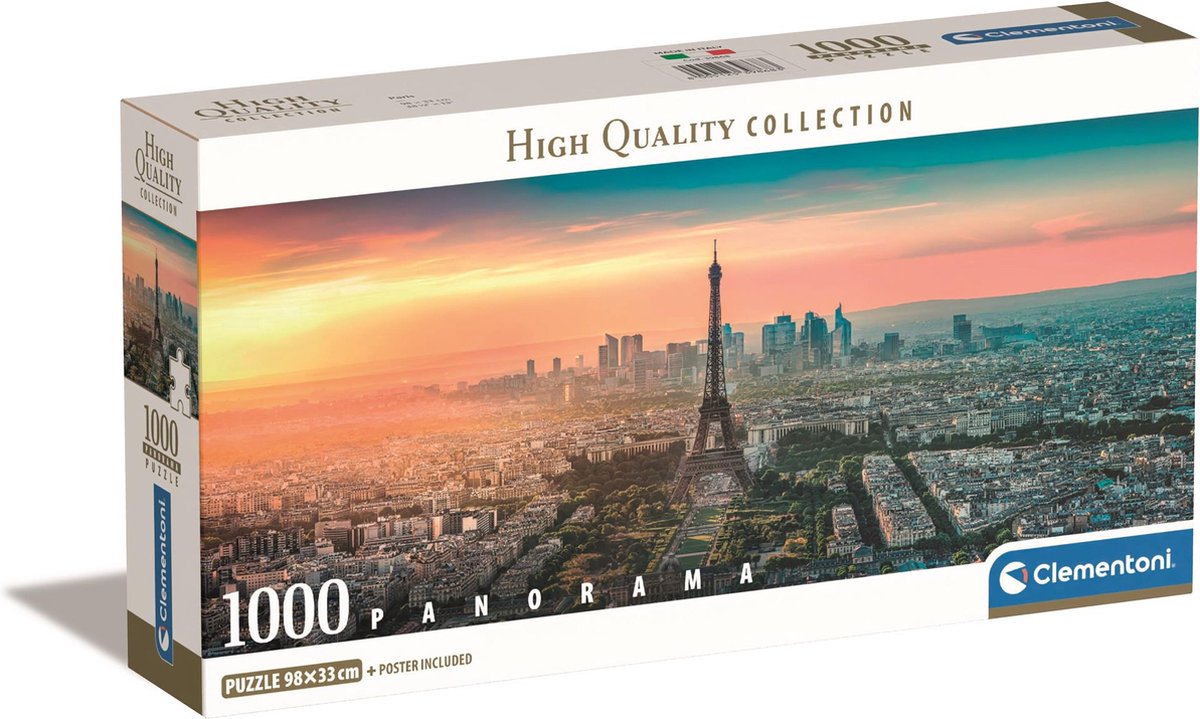 Clementoni Panorama-Puzzle Paris, 1000 Teile.