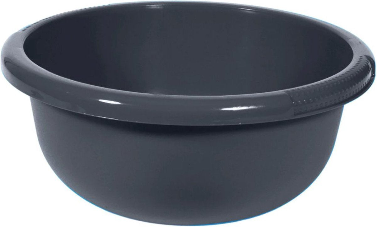 Curver Spülschüssel rund 4 Liter anthrazit Durchmesser 28x12cm<br>