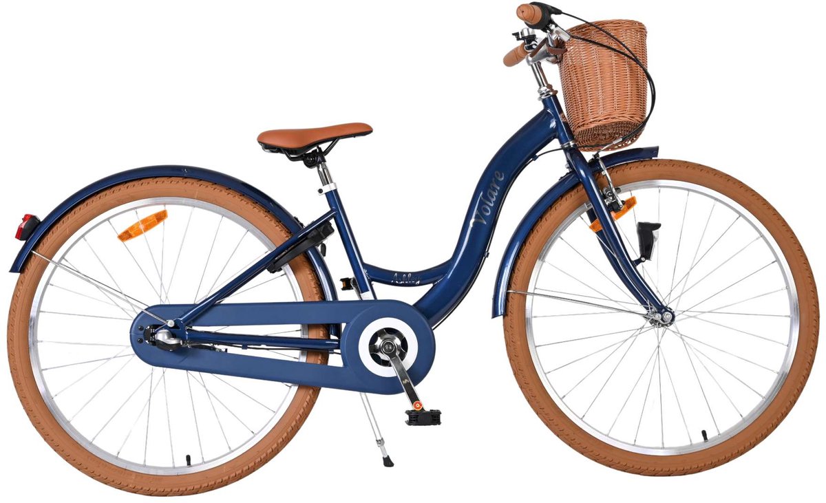Volare ashley kinderfiets - meisjes - 26 inch - blauw - shimano nexus 3