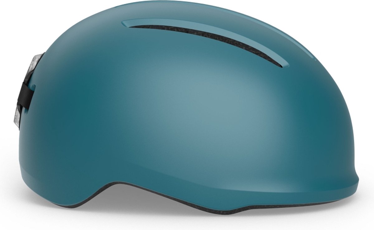 With vibe Fahrradhelm Herren Damen – Fahrradhelm E-Bike Erwachsene – Elektrofahrrad – Citybike – Größe L (58-61cm) – Blau matt (Blau)
