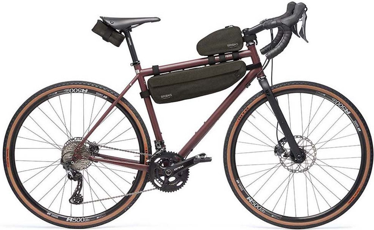 Brooks Scape Frame Bag – wasserdichte Fahrradtasche – Schwarz – Bikepacking – Unisex