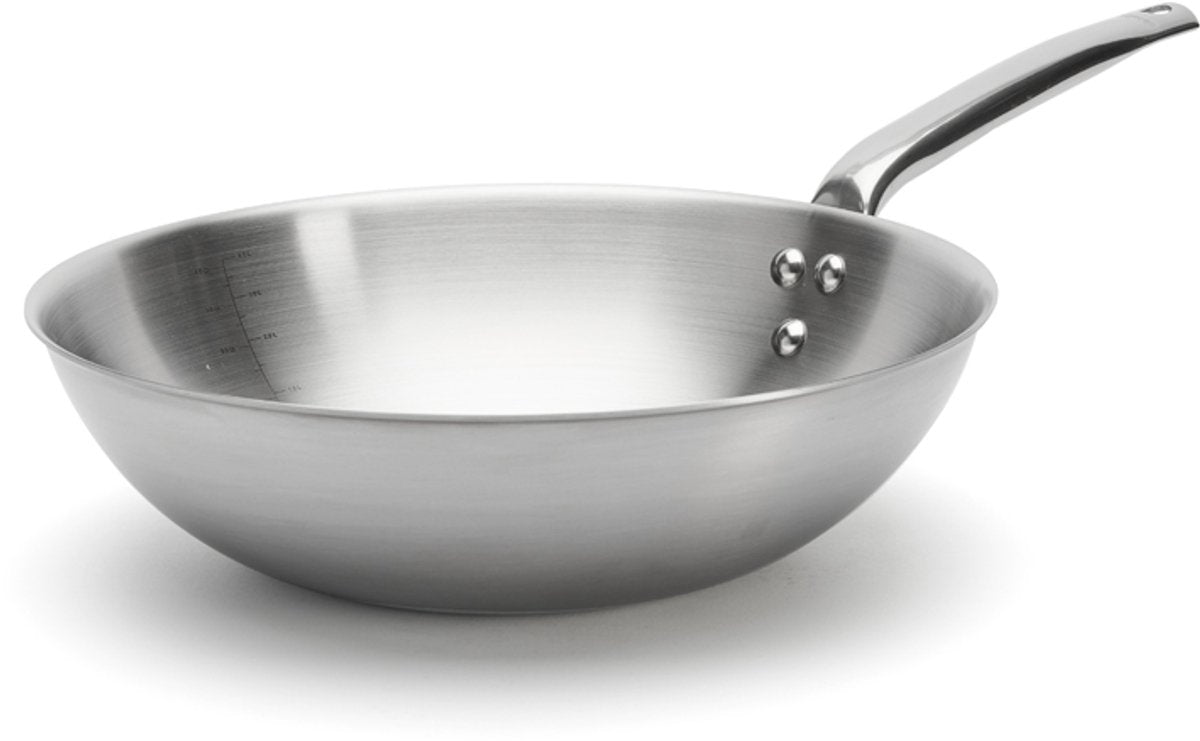 Debuyer de Buyer Alchimy Wokpfanne – Edelstahl – ø 32 cm – PFAS-frei