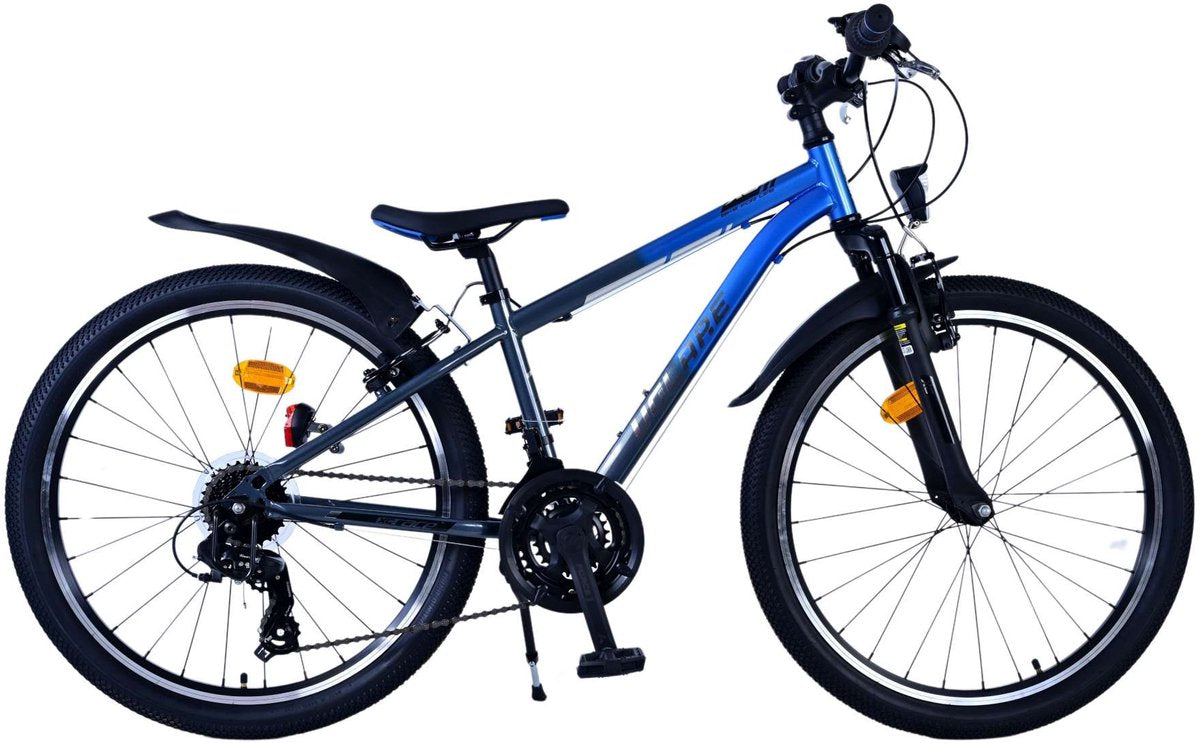 Volare XC Race Children's Bicycle - 24 Zoll - 21 Geschwindigkeit - Blaugrau
