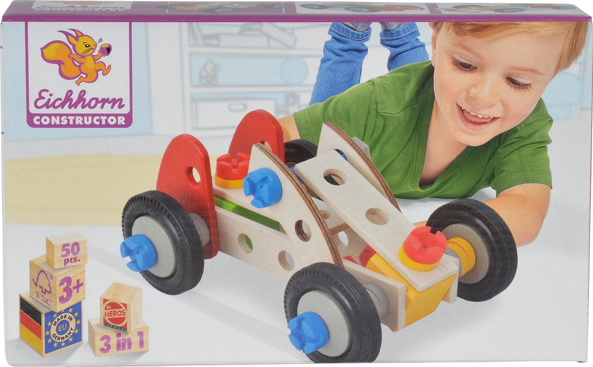 Eichhorn Heros Konstruktor Starterset Buggy 50-teilig