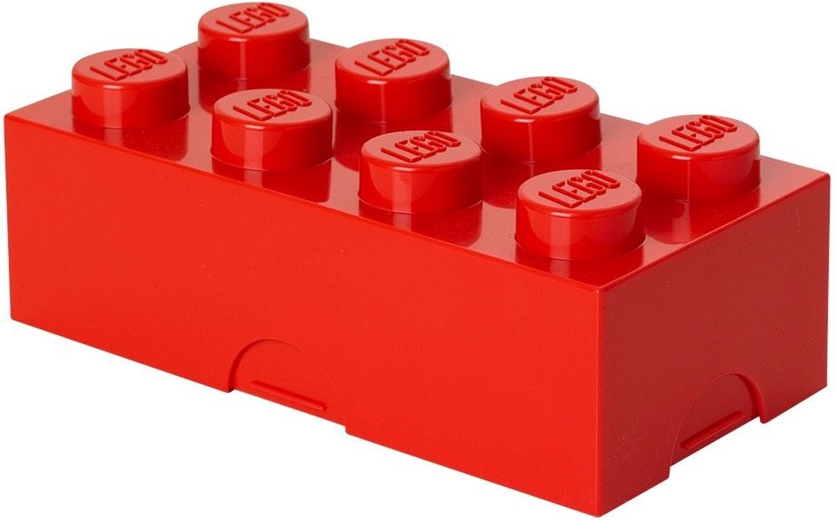 Lego - Brotdose Ziegel 8 - Polypropylen - Rot