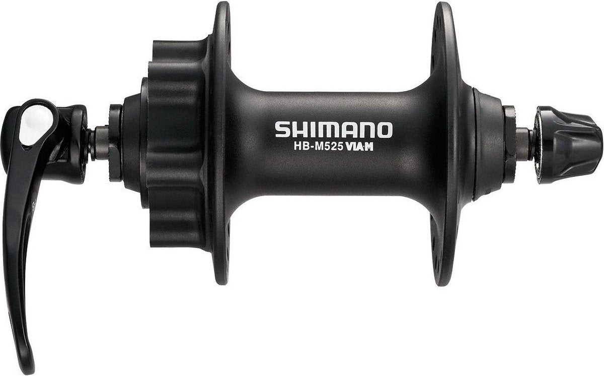 Shimano Vorderradnabe fh-m525 – 36 Löcher, 6-Loch-Bremsscheibenbefestigung – schwarz