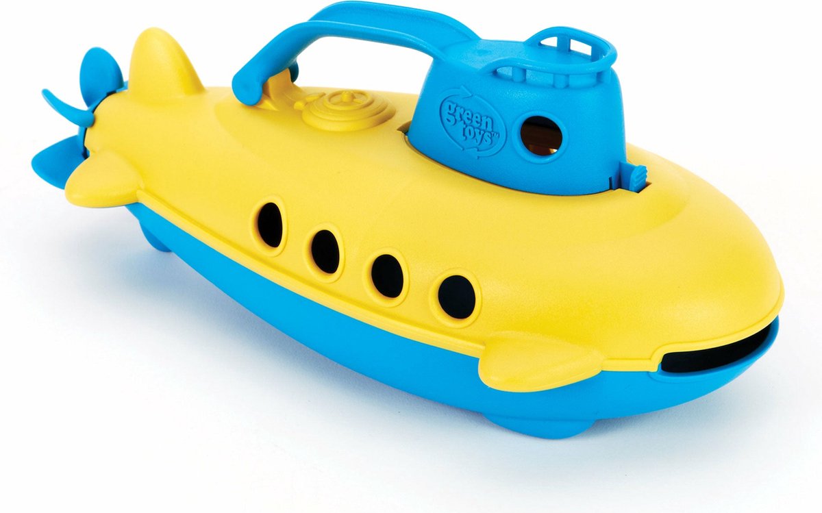 Grünes Spielzeug-U-Boot