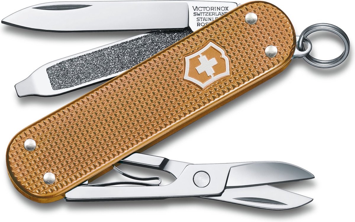 Victorinox classic alox colors zakmes - wet sand - 5 functies