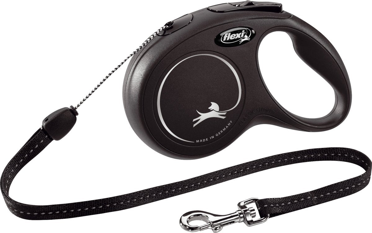Flexi Products Retractable Line New Classic Cord Schwarz S 8 Meter bis 12 kg