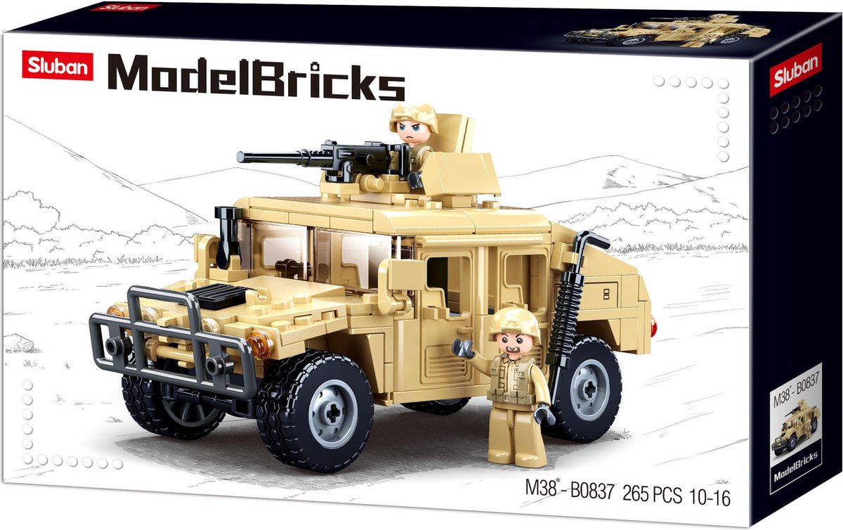 Sluban-Armee - Kampf-Offroader - 265-tlg.