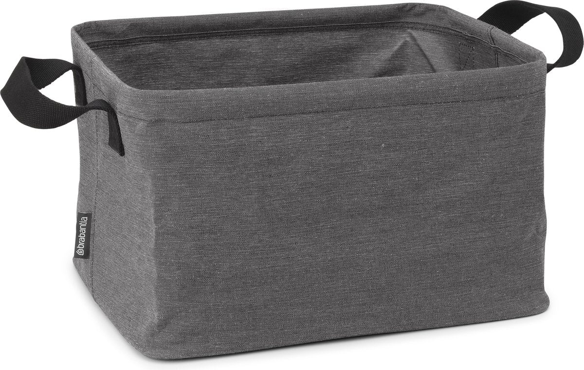 Brabantia faltbarer Wäschekorb, 35l – Pfefferschwarz