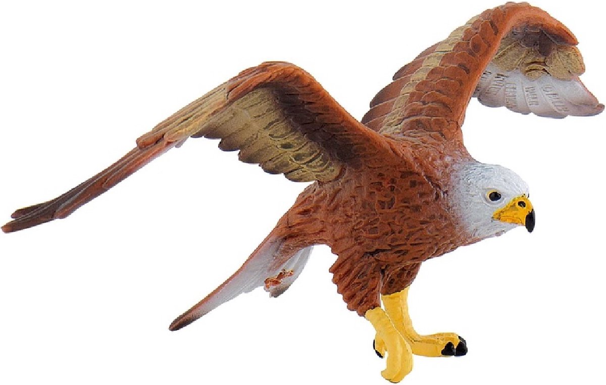 Bullyland 69376 – Spiel- und Sammelfigur Roter Milan (Greifvogel) – ca. 10,5 cm – lebensechte und detaillierte Gestaltung – ideal als lehrreiche Spielfigur und kleines Geschenk für Kinder ab 3 Jahren.