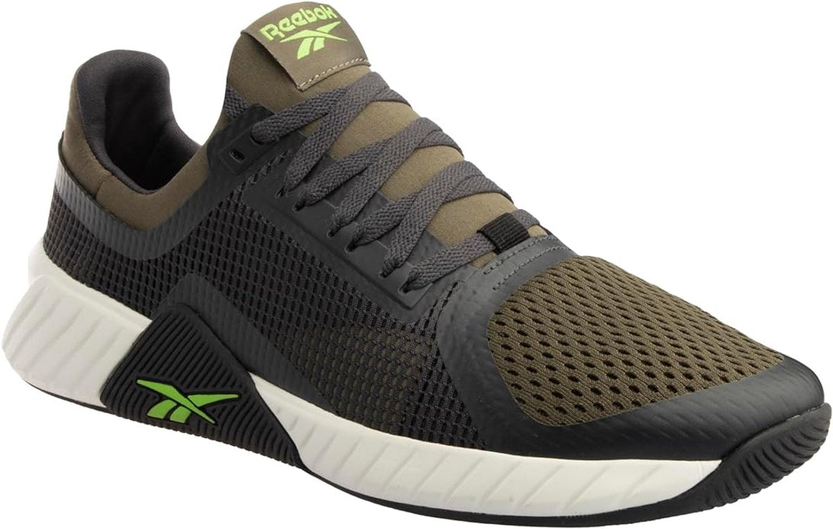 Reebok Flip Charge Grape Leaf Jet Black Lime Herren-Sportschuhe – Schwarz – Grün