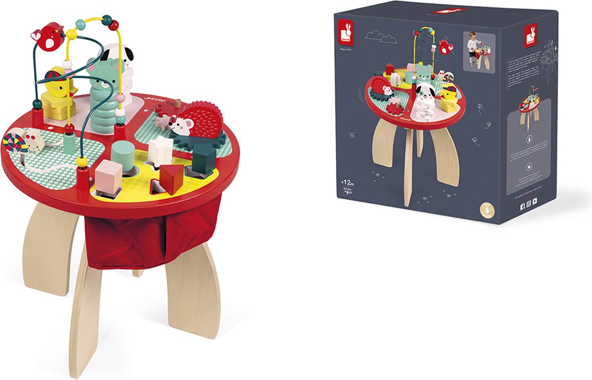 Janod – Aktivitätstisch aus Holz – Babywald