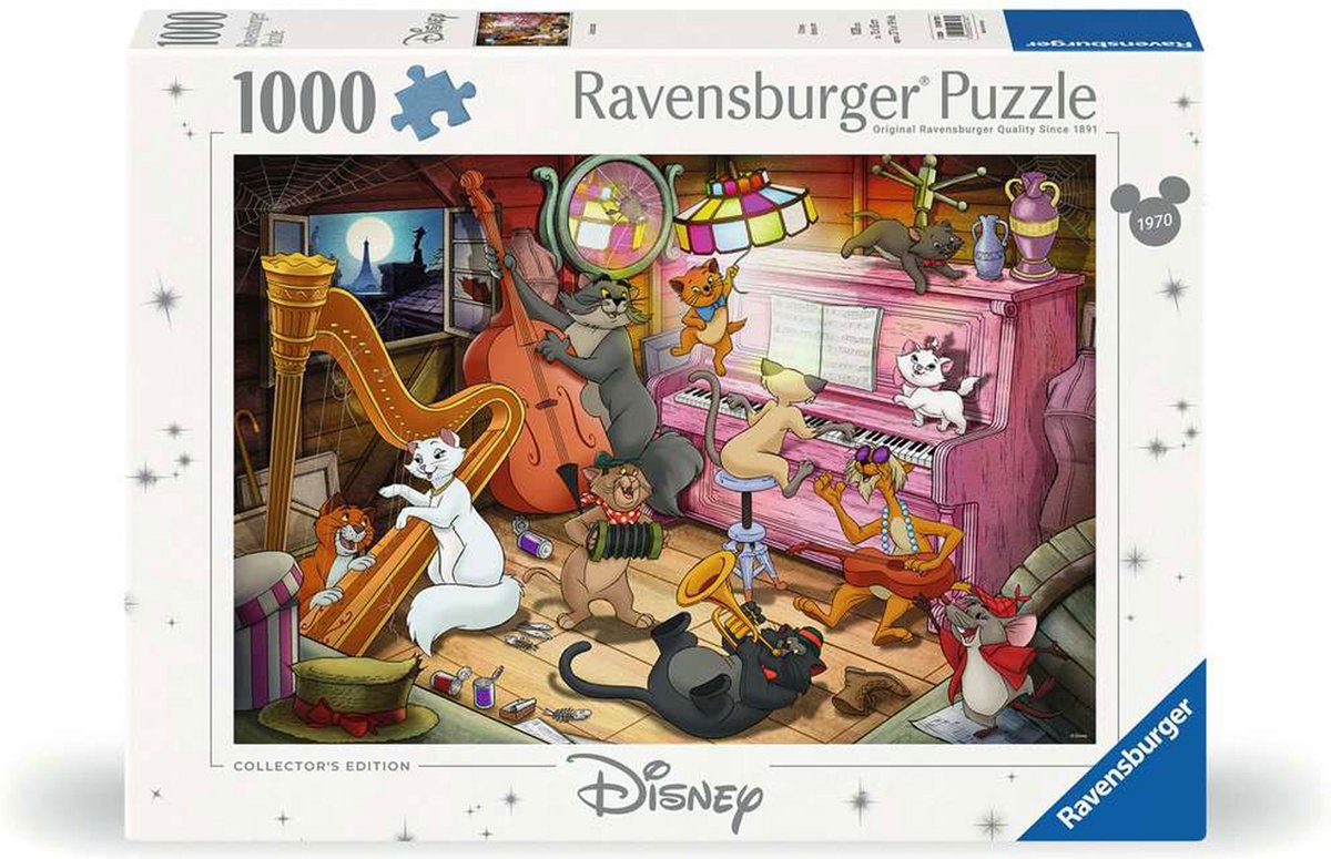 Ravensburger Puzzle Disney Aristocats, 1000 Teile.