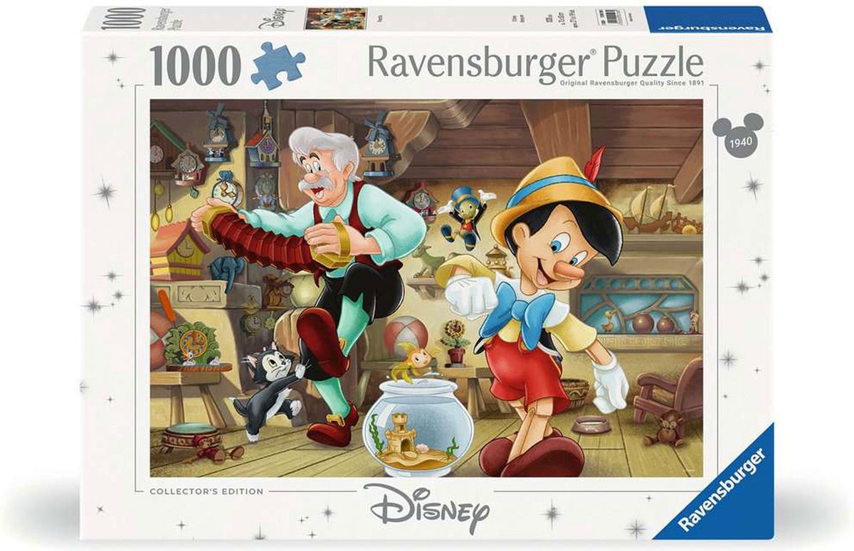 Ravensburger Jigsaw Puzzle Disney Pinocchio, 1000st.