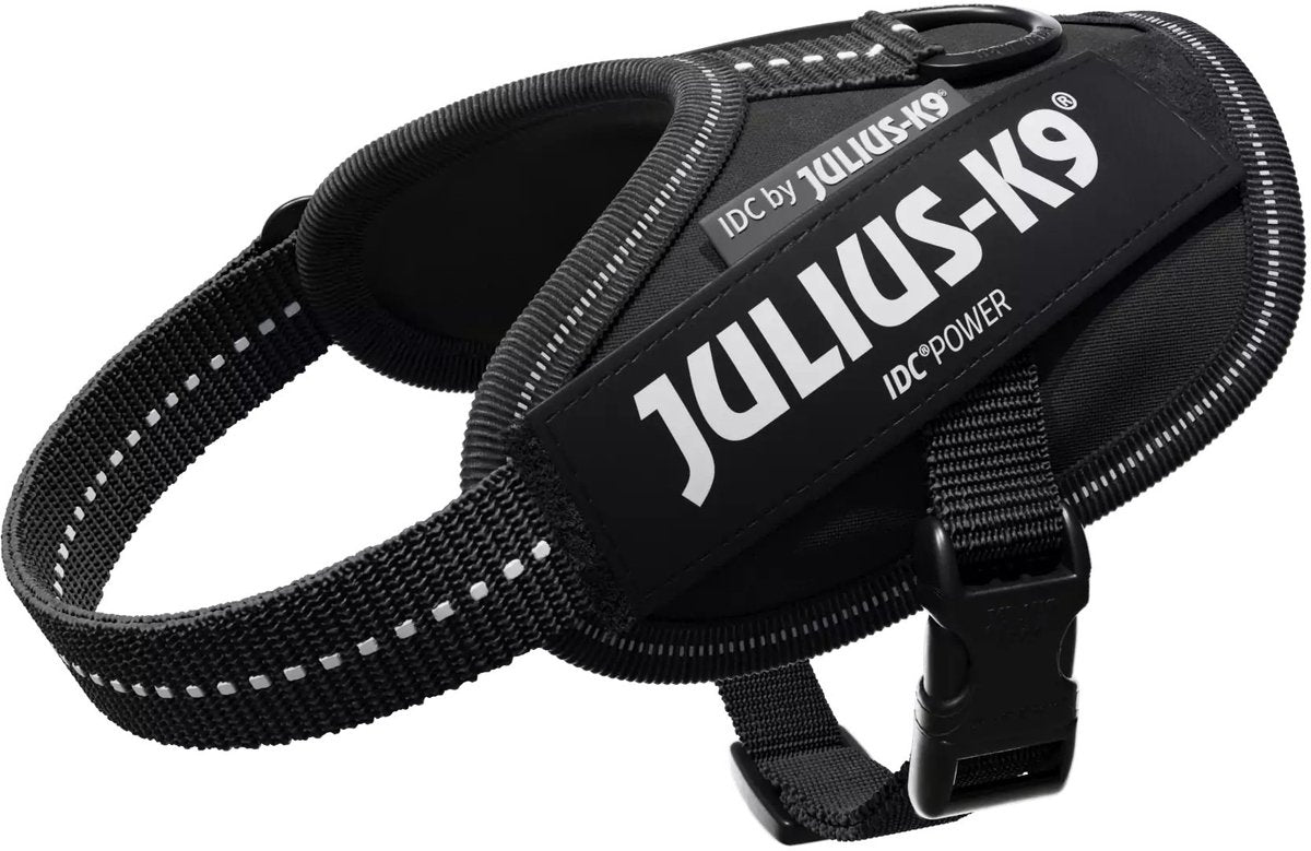 Julius K9 IDC Power-Harnas Tuig für Etiketten schwarz