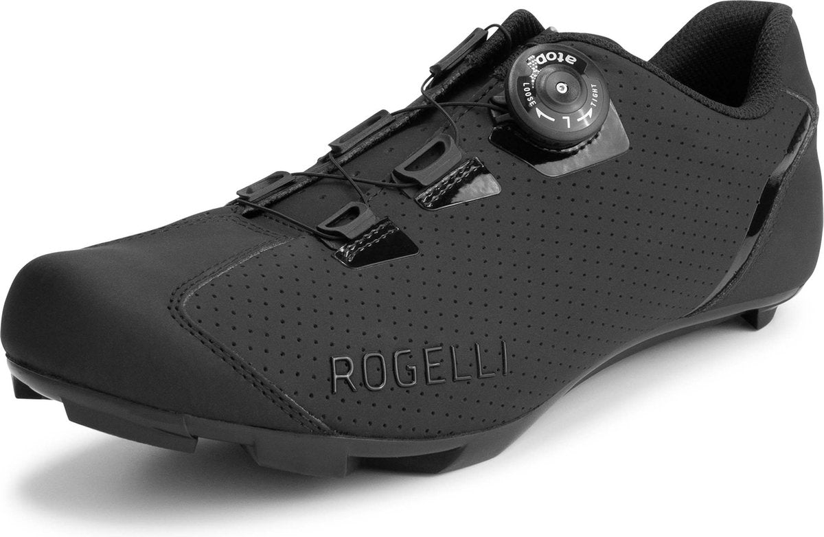 Rogelli r-400 fietsschoenen heren en dames - zwart - 45