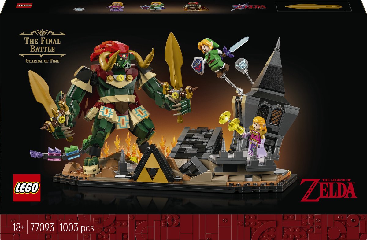Lego® The Legend of Zelda™: Ocarina of Time™ – Die letzte Schlacht – Modellbausatz für Erwachsene – 77093