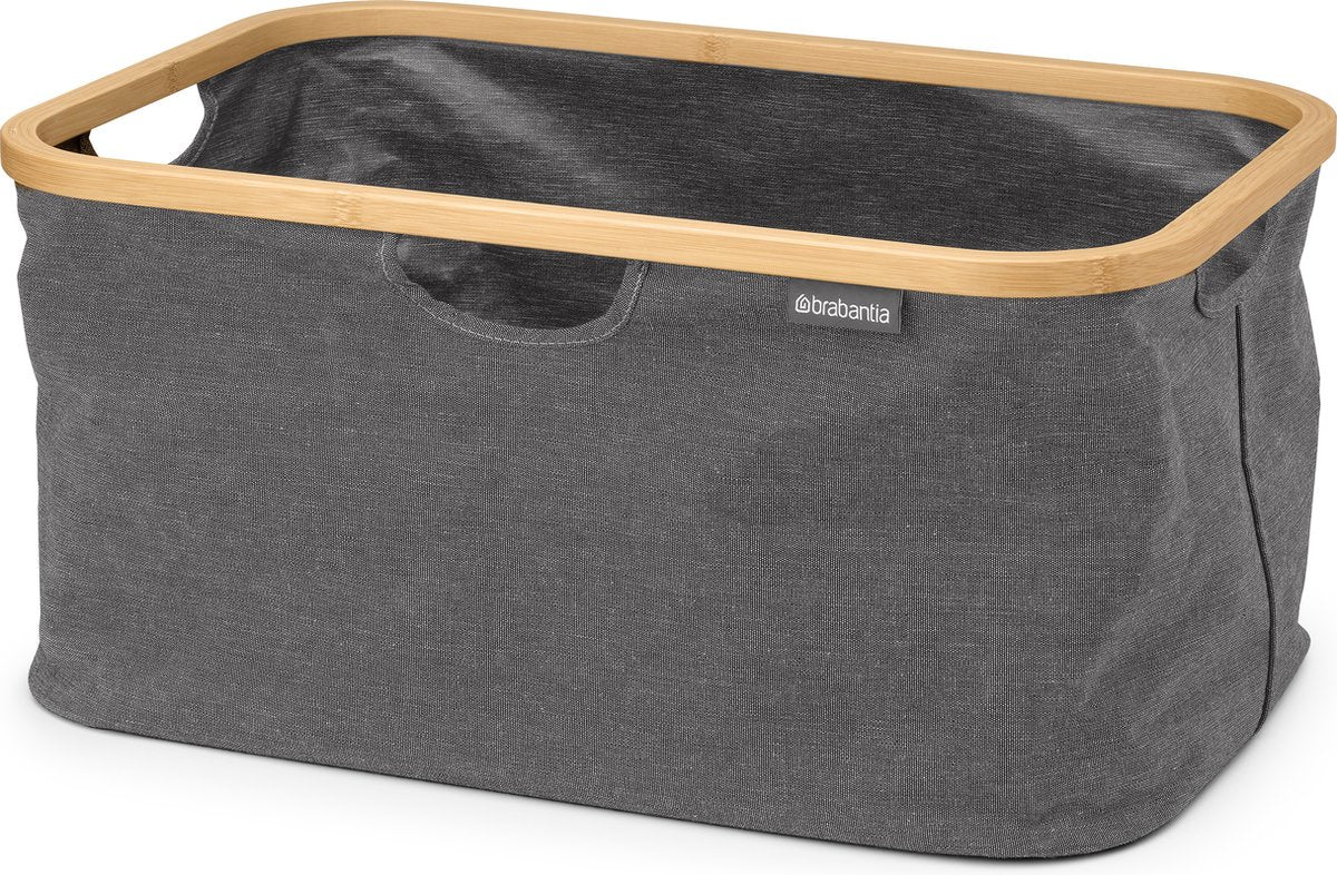 Brabantia faltbarer Wäschekorb, 40 l – Pfefferschwarz