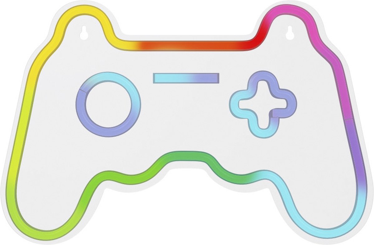 Brandless Sans Marque Neon LED RGB Gamepad - Lampe - Wandlampe - Gaming - LED - RGB