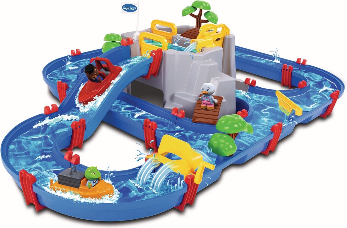 Großes Aquaplay 1542 - Bergsee - 126x88 cm - ab 3 Jahren - Wasserbahn
