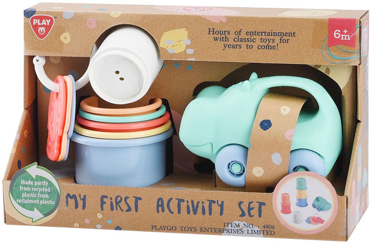 Playgo Mein erstes Baby-Aktivitätsspielset – 8-teilig.