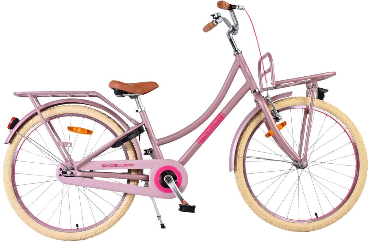 Volare ausgezeichnetes Kinderfahrrad – Mädchen – 24 Zoll – mattrosa