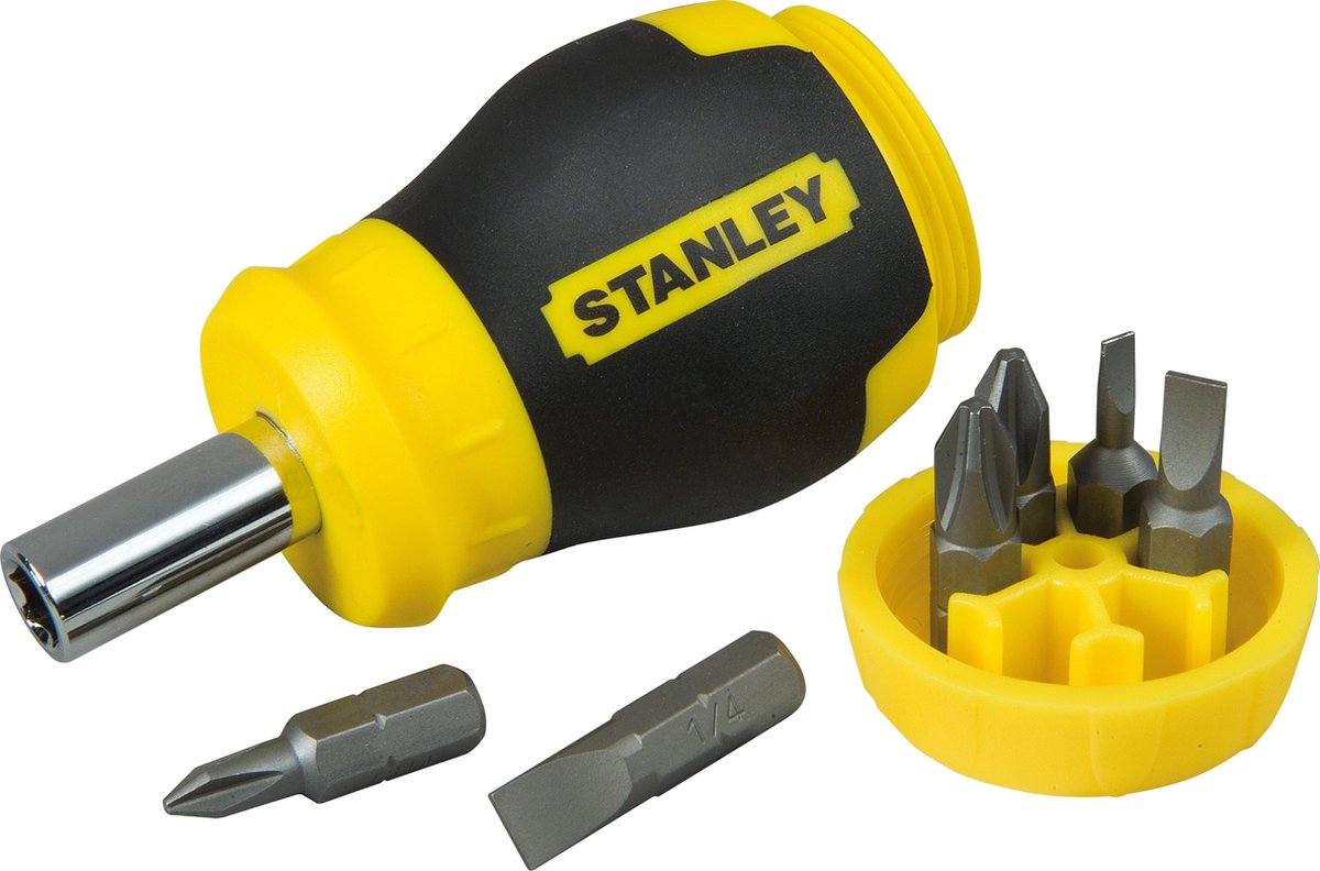 Stanley Handwerkzeug-Multibit-Stummelschraubendreher – 0-66-357