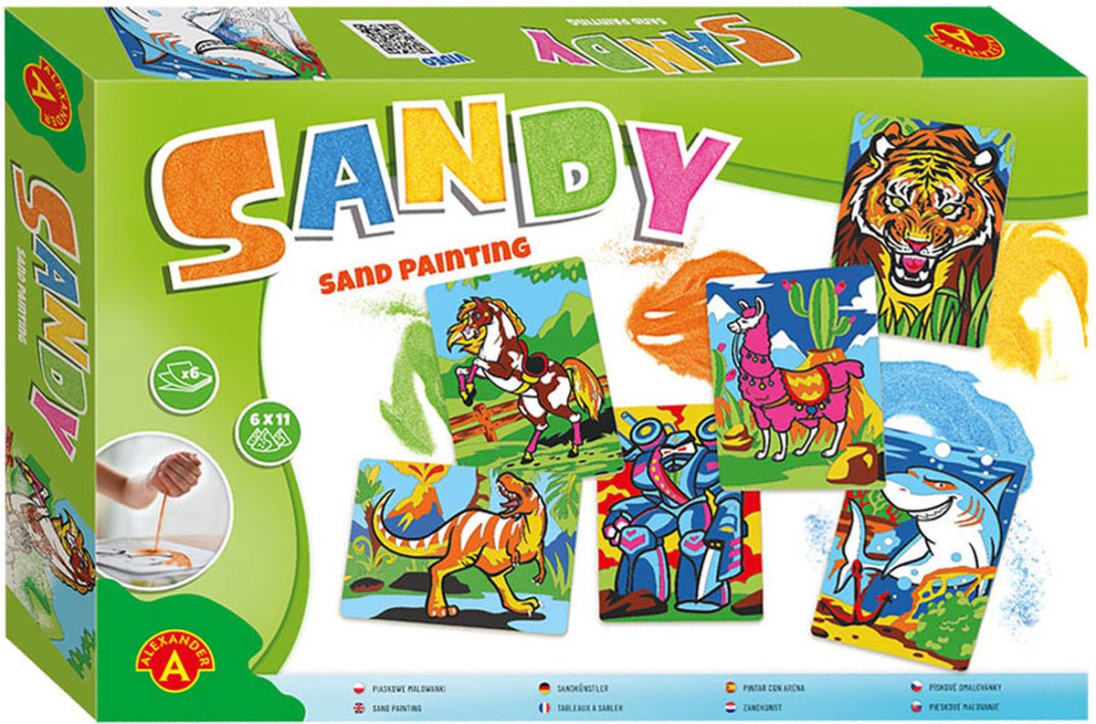 Alexander Toys Sandy Sand Painting Big Box - Sandmalerei für Kinder
