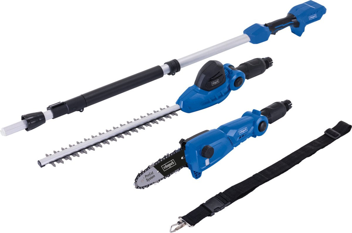 Scheppach c-phts410-x Akku-Gartenmaschine 2-in-1 – 20 V – Schultergurt