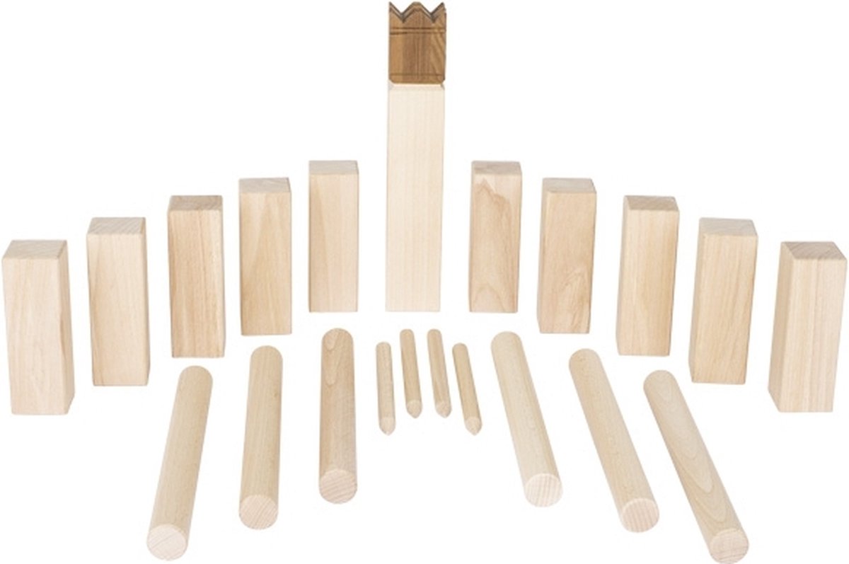 Goki Holzwikingerspiel Kubb in Wattebeutel