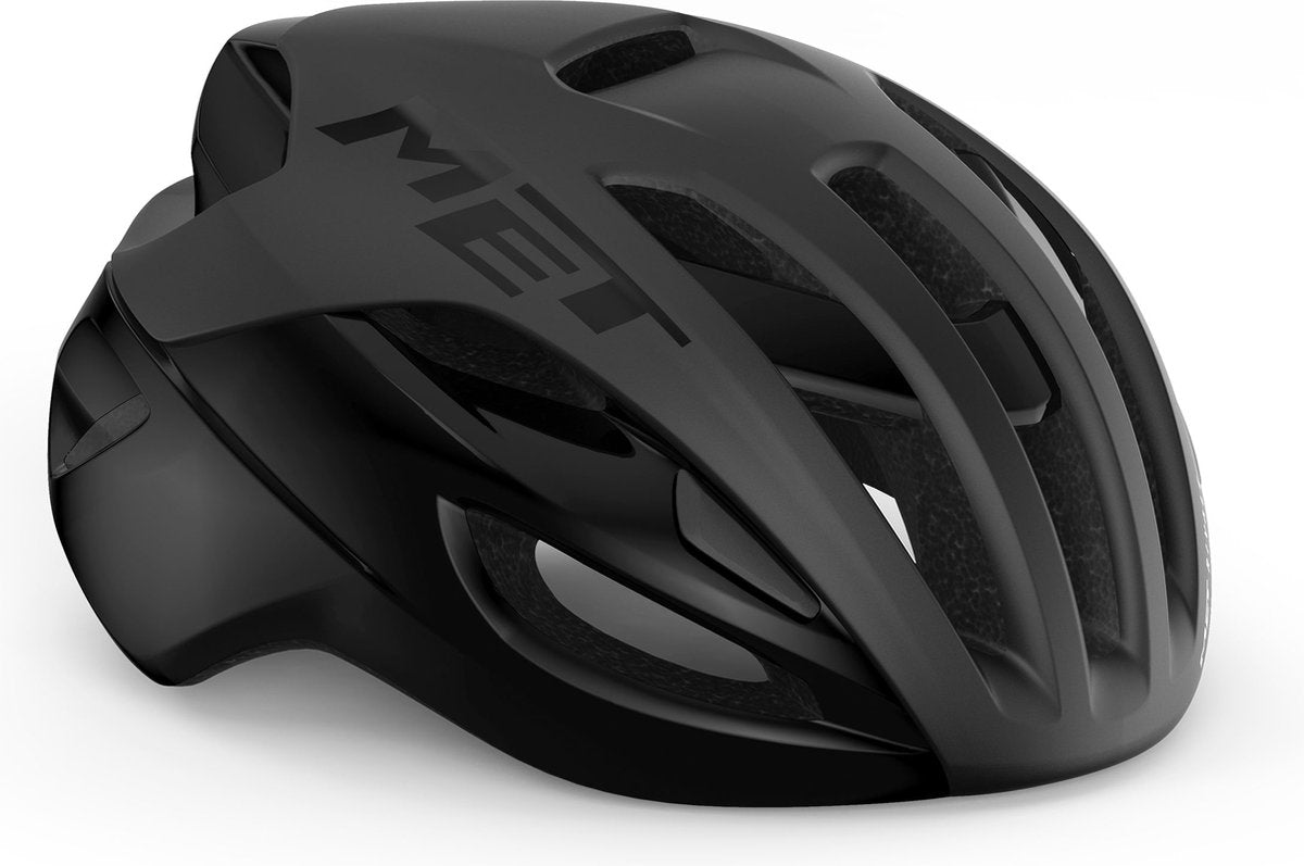 Mit Rival Mips Fahrradhelm – Größe L – Schwarz matt glänzend