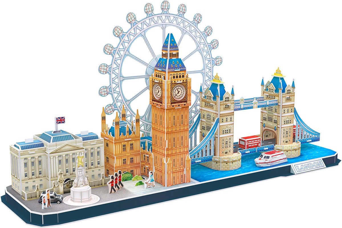 Kubisches lustiges 3D-Puzzle City Line London
