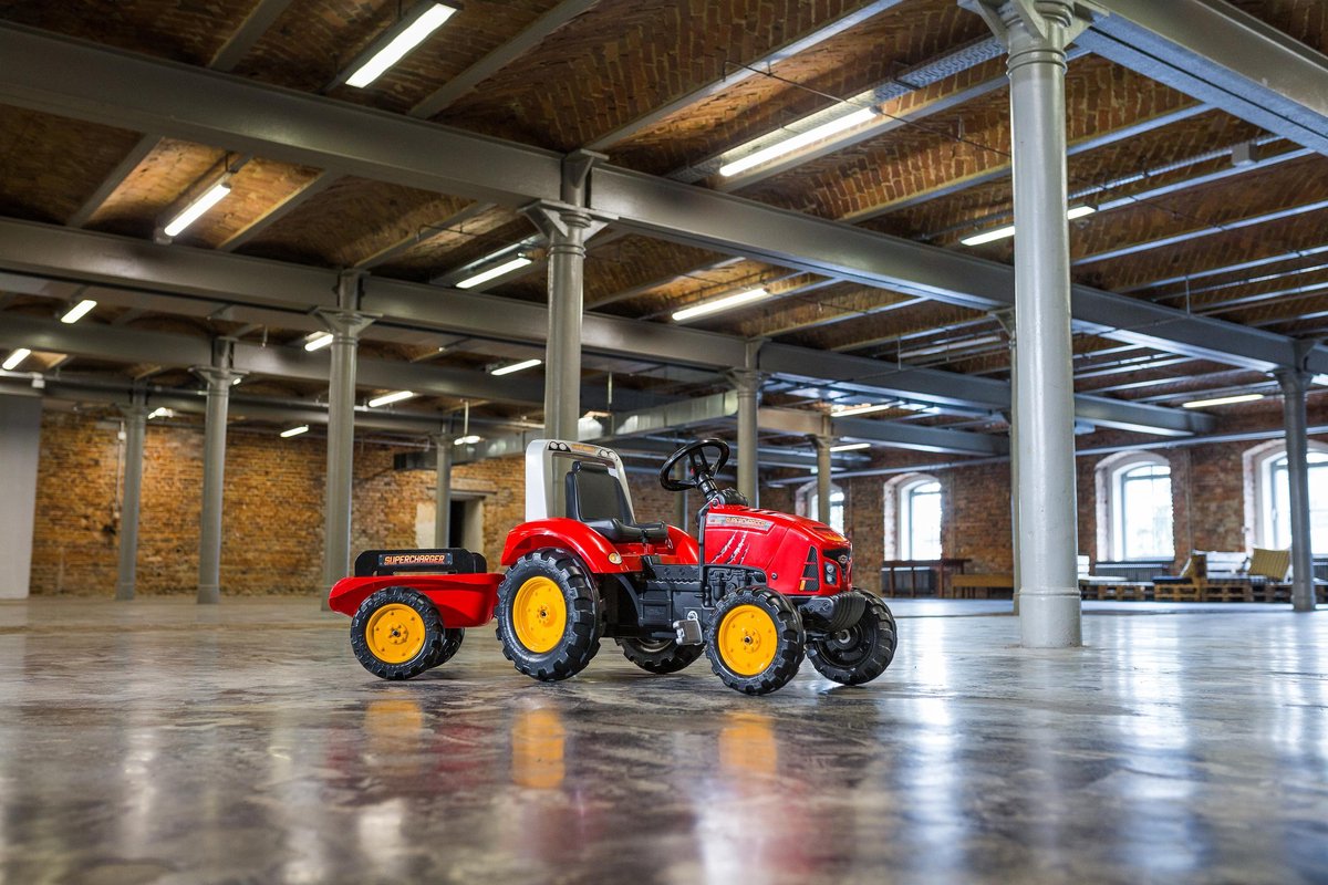 Falk Kompressor – Jungen – Rot – Trettraktor