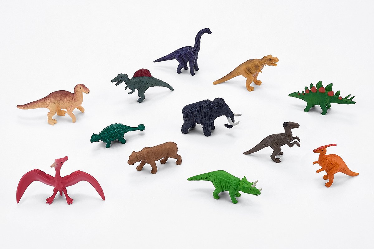 Mojo Vorgeschichte Mini Dinosaurier spielen Set, 12dlg. - 380055